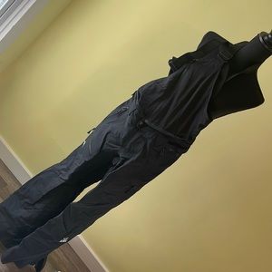 North face goretex pro steep series ski snow pants with removable bib